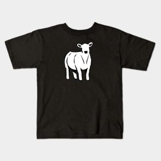 Cow Silhouette  - NOT FOR RESALE WITHOUT PERMISSION Kids T-Shirt